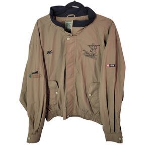 Avery Womens Sz L Brown Solid Long Sleeve HRC Judge Jacket